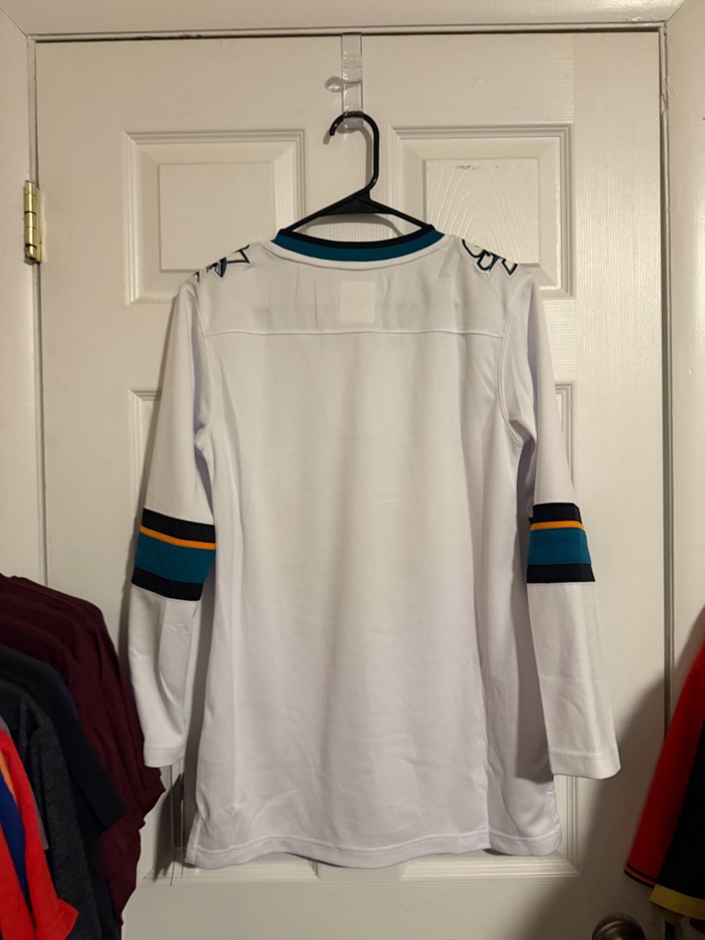Authentic Fanatics White NHL Hockey Jersey - Clean White Design - Picture 2 of 3
